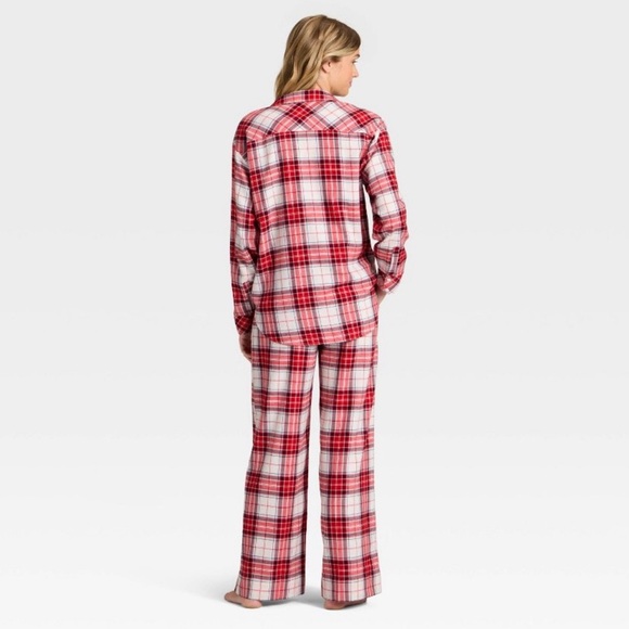 Women's Flannel Pajama Set - Auden™ Size XL - Picture 2 of 3